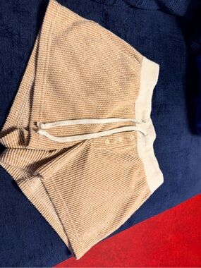 American Eagle Outfitters Beige Waffle Knit Shorts